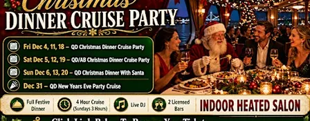 QD Christmas Dinner & Dance Cruise - Dec 19th
