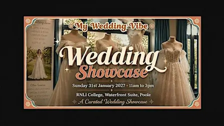 My Wedding Vibe Showcase (Timed Entry), 31 January 2027, RNLI College