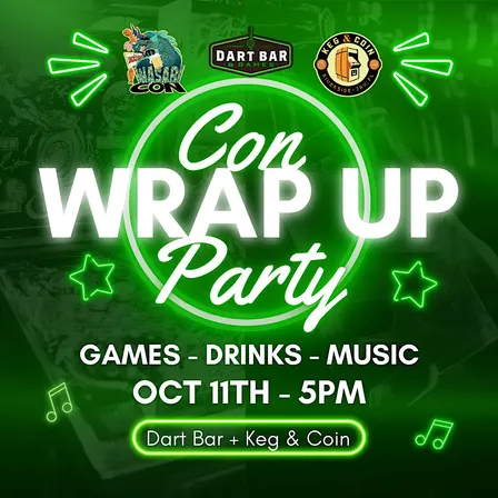 WasabiCon Official Wrap Party at Keg & Coin and Dart Bar