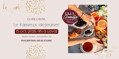 Le fameux déjeuner - Clan Laval