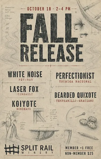 Split Rail Winery | Fall Release