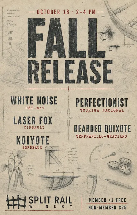 Split Rail Winery | Fall Release