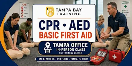 HSI Adult CPR/AED & First Aid Certification Training — Tampa Office