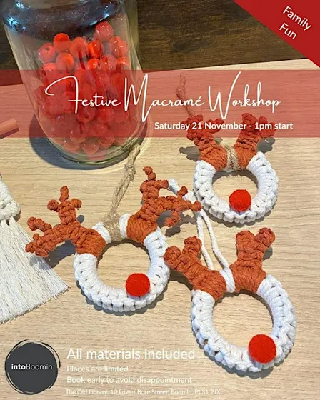 Macramé Family Fun Festive Decorations Workshop