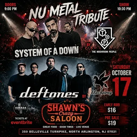 Nu Metal Tribute Night | System of a Down & Deftones Tribute