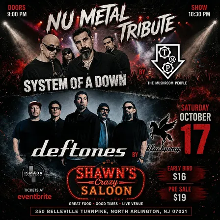 Nu Metal Tribute Night | System of a Down & Deftones Tribute