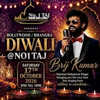 DIWALI CELEBRATION @NO1 Taj Bar & Grill, Stratford Upon Avon CV37 6RN