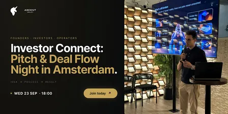 Investor Connect: Pitch & Deal Flow Night | Amsterdam