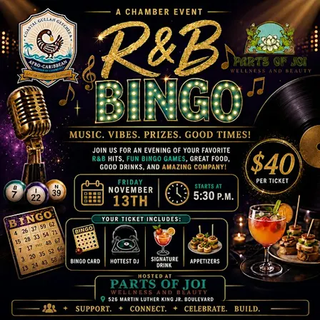 R&B Bingo: Music, Vibes, Prizes & Good Times