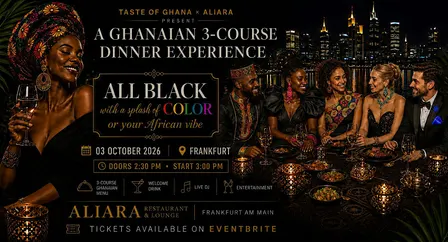 A Ghanaian 3-Course Dinner Experience