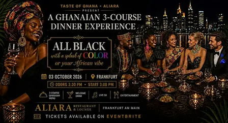 A Ghanaian 3-Course Dinner Experience