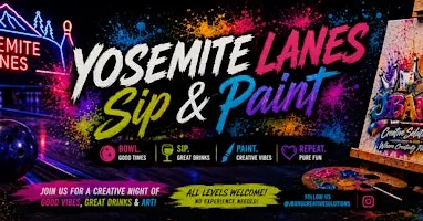 Yosemite Lanes Sip & Paint - Mushrooms (Theme)