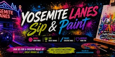 Yosemite Lanes Sip & Paint - Pumpkins (Theme)