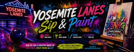 Yosemite Lanes Sip & Paint - Mushrooms (Theme)