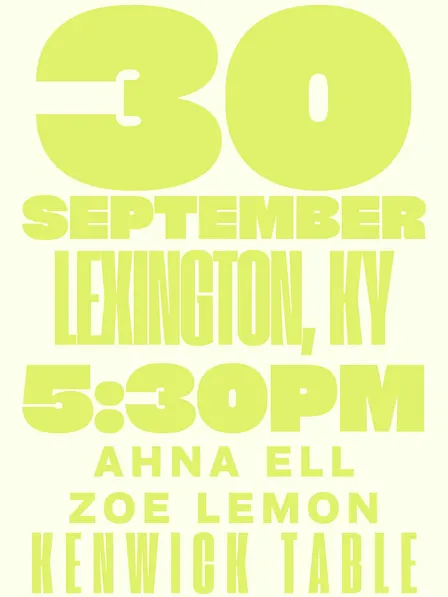 Zoe Lemon x Ahna Ell play Kenwick Table!