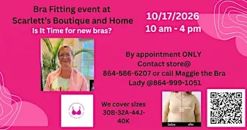 Bra Fitting Event at Scarlett's Boutique