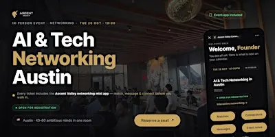 AI & Tech Networking Event in Austin  by Ascent Valley