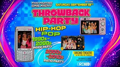 90's VS 2000's Throwback Party // 2010's Hip Hop Patio Party