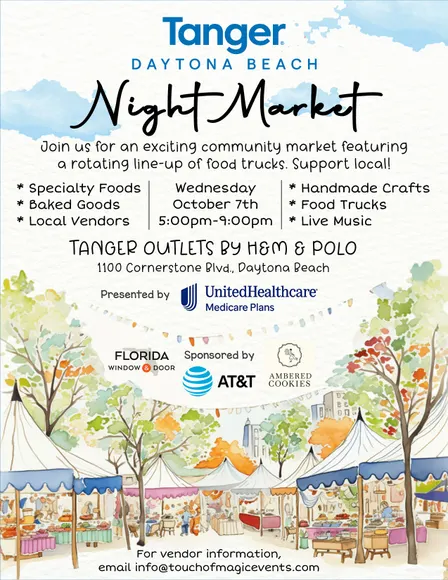 Tanger Outlets Daytona Night Market presented by UnitedHealthcare