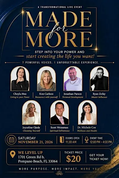 Made for More: A Transformational Live Event
