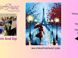 Seattle Paint and Sip, Paint Party, Paint Night  With Stir Up The Paint