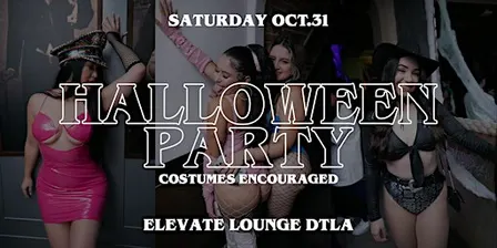 HALLOWEEN NIGHT COSTUME PARTY LOS ANGELES @ ELEVATE LOUNGE DTLA
