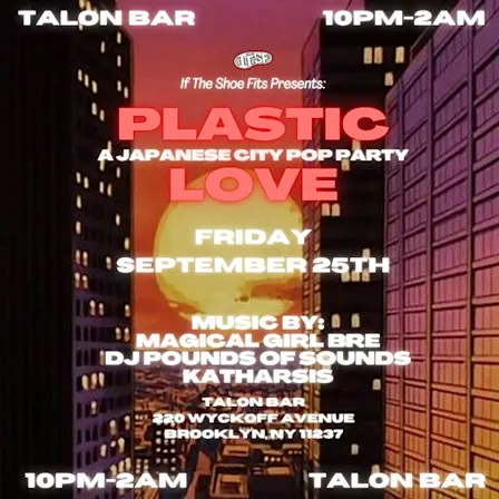 Plastic Love: A Japanese City Pop Party