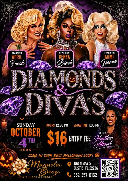 divas & diamonds brunch drag show