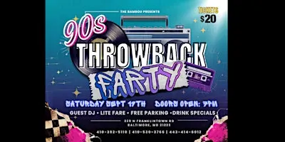 90's Throwback Party