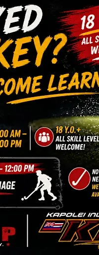 Never Played Field Hockey? Perfect - Come Learn (18+)