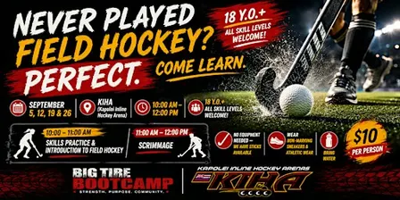 Never Played Field Hockey? Perfect - Come Learn (18+)