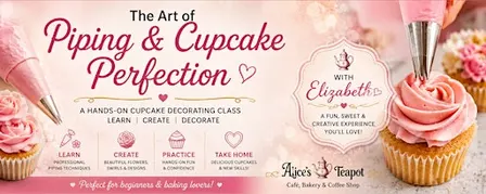 Piping Class With Pastry Chef Elizabeth - Learn how to decorate like a pro