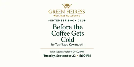 Before the Coffee Gets Cold: Free Book Club + Optional Sound Bath
