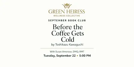 Before the Coffee Gets Cold: Free Book Club + Optional Sound Bath