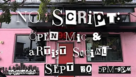 NO SCRIPT: Open Mic x Artist Social