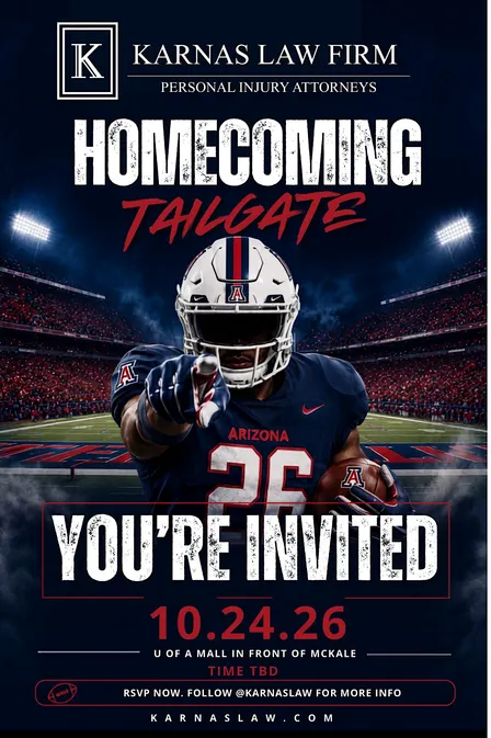 Karnas Law Firm Homecoming YUMA BUS