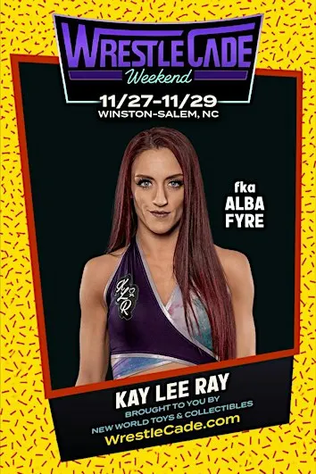 Meet Wrestling Superstar Kay Lee Ray FKA Alba Fyre - Live at Wrestlecade!