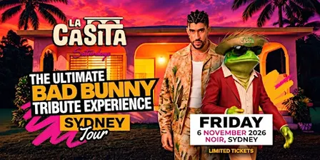 (SYD) La Casita: The Ultimate Bad Bunny Tribute Experience