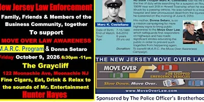 Move Over Awareness Fall Cocktail Reception & Cigar Smoke Fundraiser
