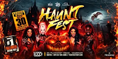 Haunt Fest | Fri Oct 30 | Torontos #1 Costume Party | Toop Lounge