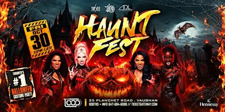 Haunt Fest | Fri Oct 30 | Torontos #1 Costume Party | Toop Lounge