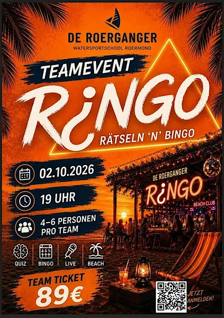 R¿NGO   in ROERMOND   8 Teams (4-6 Personen) spielen um die Krone