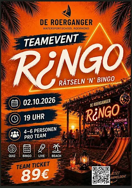 R¿NGO   in ROERMOND   8 Teams (4-6 Personen) spielen um die Krone