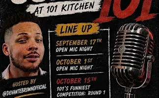 101 kitchen Comedy open mic