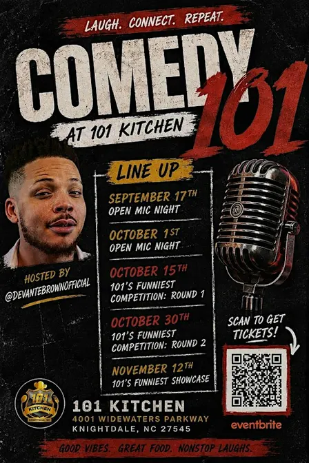 101 kitchen Comedy open mic