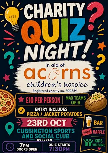 Acorns Charity quiz night