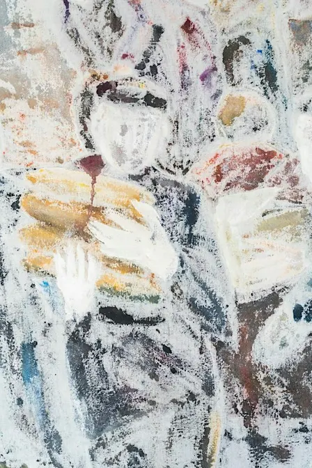 My grandparents' Tablecloth  - Exhibition by Dóra Benyó