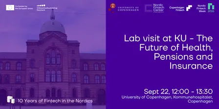 Lab visit at University of Cph - The Future of Health, Pensions and Insurance