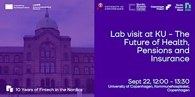 Lab visit at University of Cph - The Future of Health, Pensions and Insurance