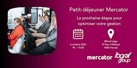 Matinée Mercator : optimisez votre gestion et préparez l'avenir